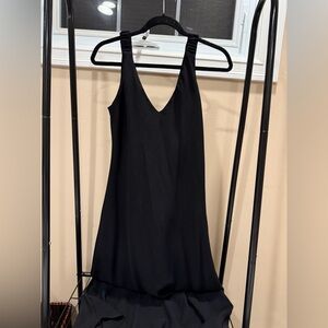 Zara Black V-Neck Dress
